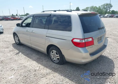 2007 Honda Odyssey Ex-L из США, поврежденный, VIN 5FNRL38797B042602